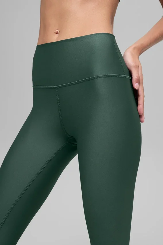 High-Waist Airlift Legging – kolor zielony koniczyny