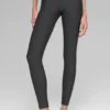High-Waist Airlift Legging o długości 7/8 – antracytowe