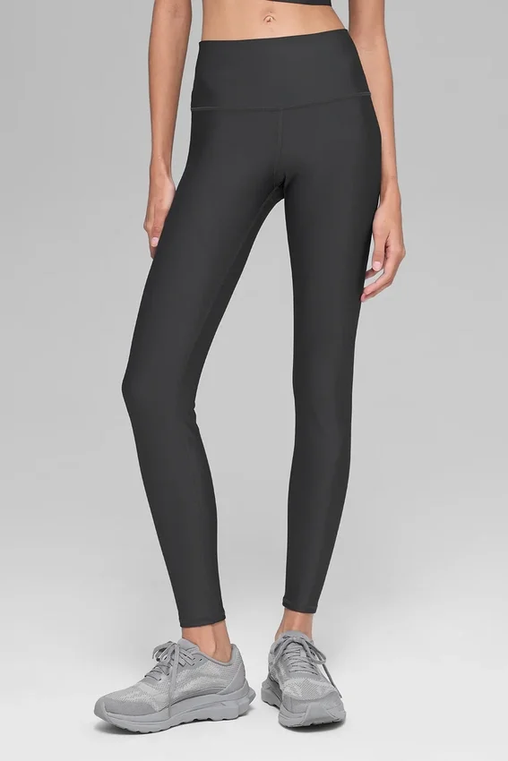 High-Waist Airlift Legging o długości 7/8 – antracytowe