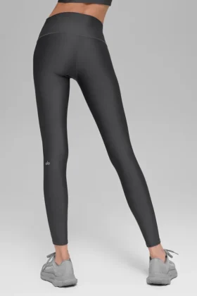 High-Waist Airlift Legging o długości 7/8 – antracytowe