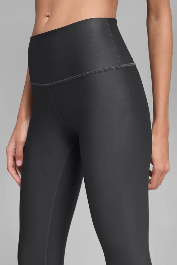 High-Waist Airlift Legging o długości 7/8 – antracytowe