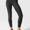 High-Waist Airlift Legging o długości 7/8 – czarne