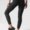 High-Waist Airlift Legging o długości 7/8 – czarne