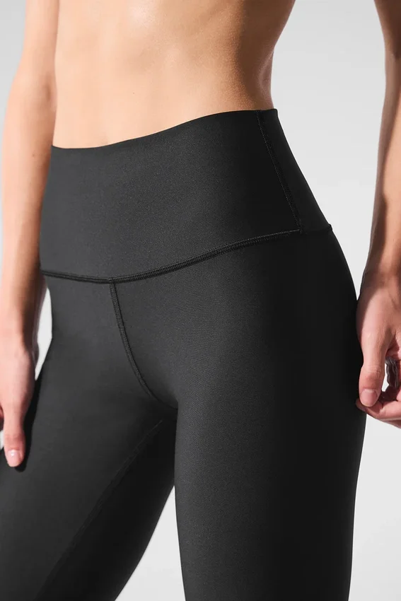 High-Waist Airlift Legging o długości 7/8 – czarne