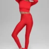 High-Waist Airlift Legging o długości 7/8 – jasnoczerwone