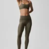 High-Waist Airlift Legging – oliwkowe drzewo