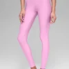 High-Waist Airlift Legging – różowe z motywem serduszek