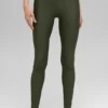 High-Waist Airlift Legging – zielono-oliwkowe