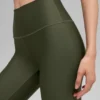 High-Waist Airlift Legging – zielono-oliwkowe