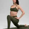High-Waist Airlift Legging – zielono-oliwkowe