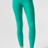 High-Waist Airlift Legging – zielony świerkowy