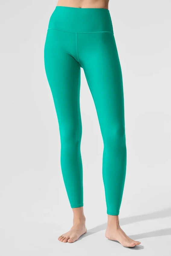 High-Waist Airlift Legging – zielony świerkowy