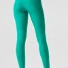 High-Waist Airlift Legging – zielony świerkowy