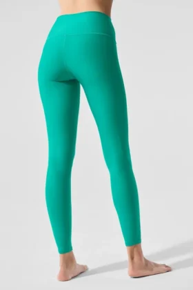 High-Waist Airlift Legging – zielony świerkowy