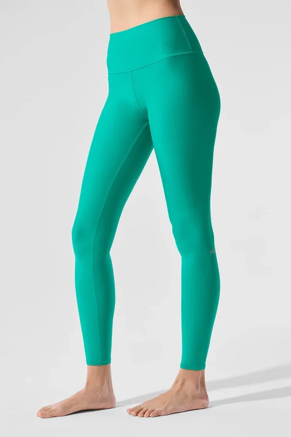 High-Waist Airlift Legging – zielony świerkowy