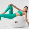 High-Waist Airlift Legging – zielony świerkowy