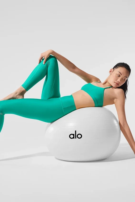 High-Waist Airlift Legging – zielony świerkowy