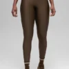 High-Waist Airlift Legginsy – Espresso
