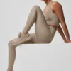 High-Waist Airlift Legginsy z wąskimi nogawkami – kolor Gravel