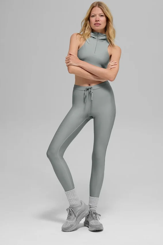 High-Waist Airlift Light Speed Legginsy – kolor Lunar Grey