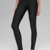 High-Waist Airlift Love Language Stirrup Legging – czarne