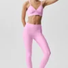 High-Waist Airlift Love Language Stirrup Legginsy – kolor Candy Heart Pink