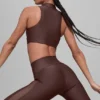 High-Waist Airlift Mesh Infatuation Legging – Brownstone