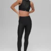 High-Waist Airlift Mesh Infatuation Legging – czarne