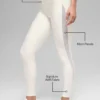 High-Waist Airlift Mesh Infatuation Legging – kolor kości słoniowej