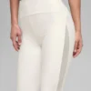 High-Waist Airlift Mesh Infatuation Legging – kolor kości słoniowej