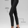 High-Waist Airlift Rebel 7/8 Legginsy – czarne