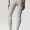 High-Waist Alosoft 7/8 „Better Together” Legginsy – kolor Athletic Heather Grey