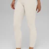 High-Waist Alosoft 7/8 Highlight Legginsy – kolor kości