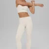 High-Waist Alosoft 7/8 Highlight Legginsy – kolor kości
