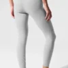 High-Waist Alosoft 7/8 Highlight Legginsy – sportowa szarość melanżowa