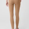 High-Waist Alosoft Head Start Legginsy – kolor Toasted Almond