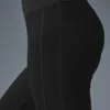 High-Waist Alosoft Legginsy domowe – czarne