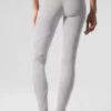 High-Waist Alosoft Sunray Legging – wykończenie „Grey Sky Wash”