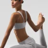 High-Waist Alosoft Sunray Legging – wykończenie „Grey Sky Wash”