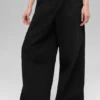 High-Waist Main Character Wide Leg Trouser – czarne