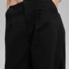 High-Waist Main Character Wide Leg Trouser – czarne