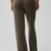 High-Waist New Class z wełny i kaszmiru o szerokich nogawkach – Olive Tree