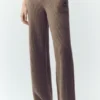 High-Waist Northstar Straight Leg Pant – kolor Alpine Cocoa Heather