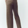 High-Waist Northstar Straight Leg Pant – kolor Alpine Cocoa Heather