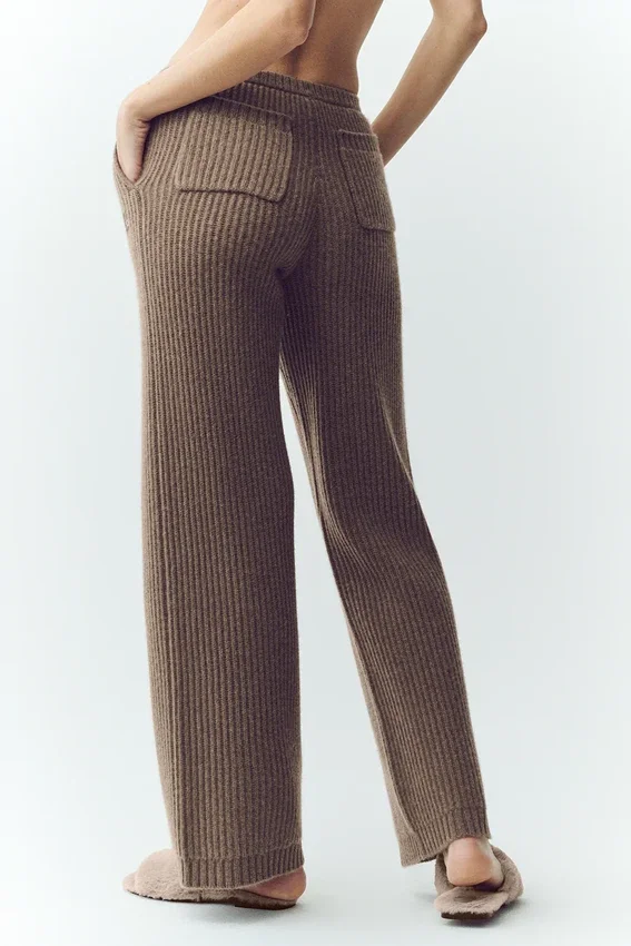 High-Waist Northstar Straight Leg Pant – kolor Alpine Cocoa Heather