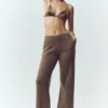 High-Waist Northstar Straight Leg Pant – kolor Alpine Cocoa Heather