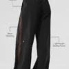 High-Waist Origin Wide Leg Track Pant – Black