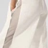 High-Waist Origin Wide Leg Track Pant – kolor kości słoniowej