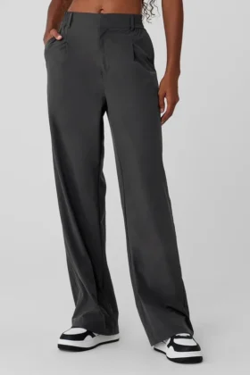 High-Waist Pursuit Trouser – antracyt