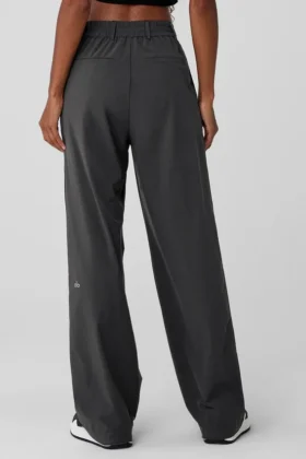 High-Waist Pursuit Trouser – antracyt